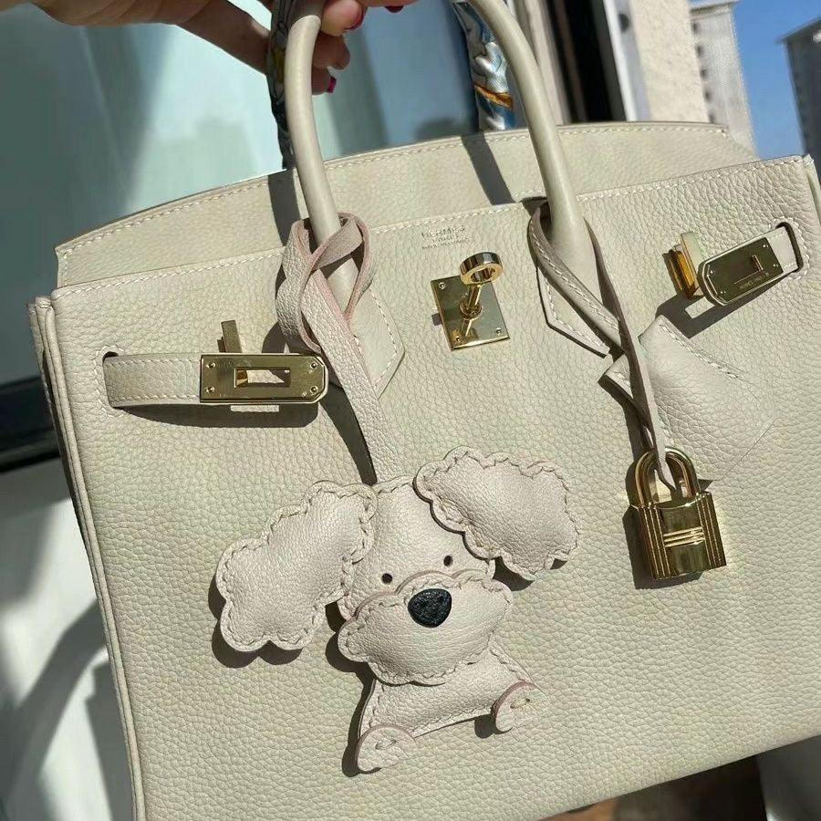 Poodle Teddy Leather Charm