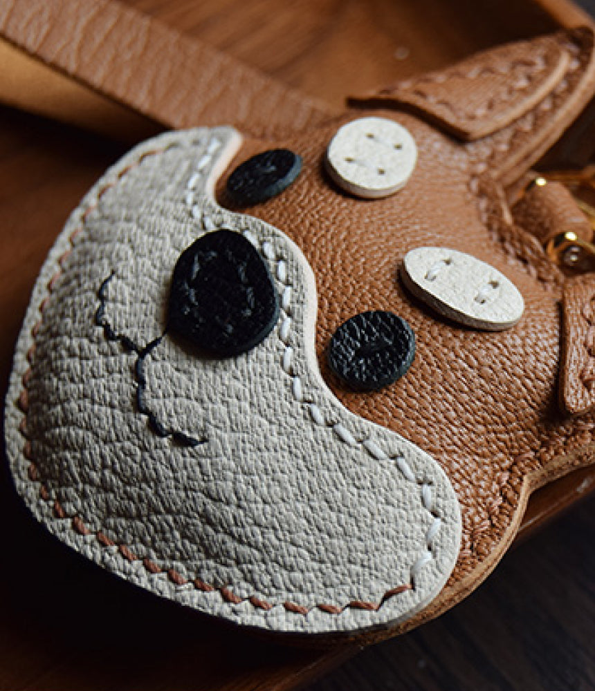 Shiba Inu Leather Charm