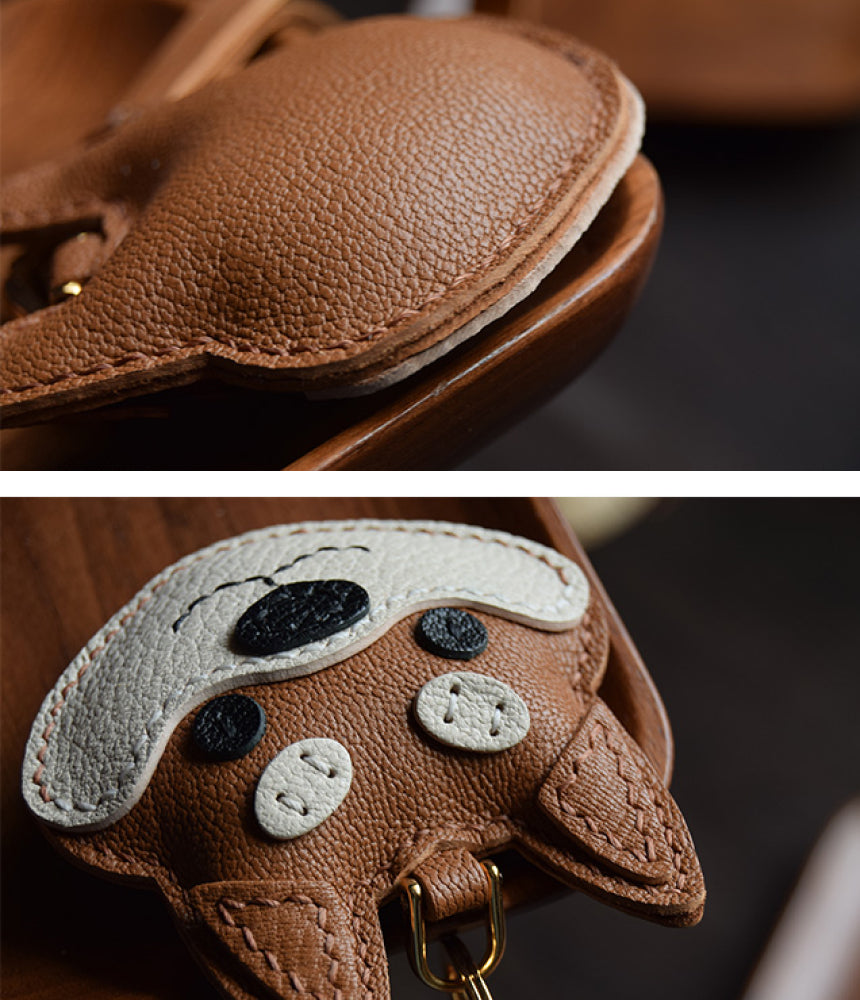 Shiba Inu Leather Charm