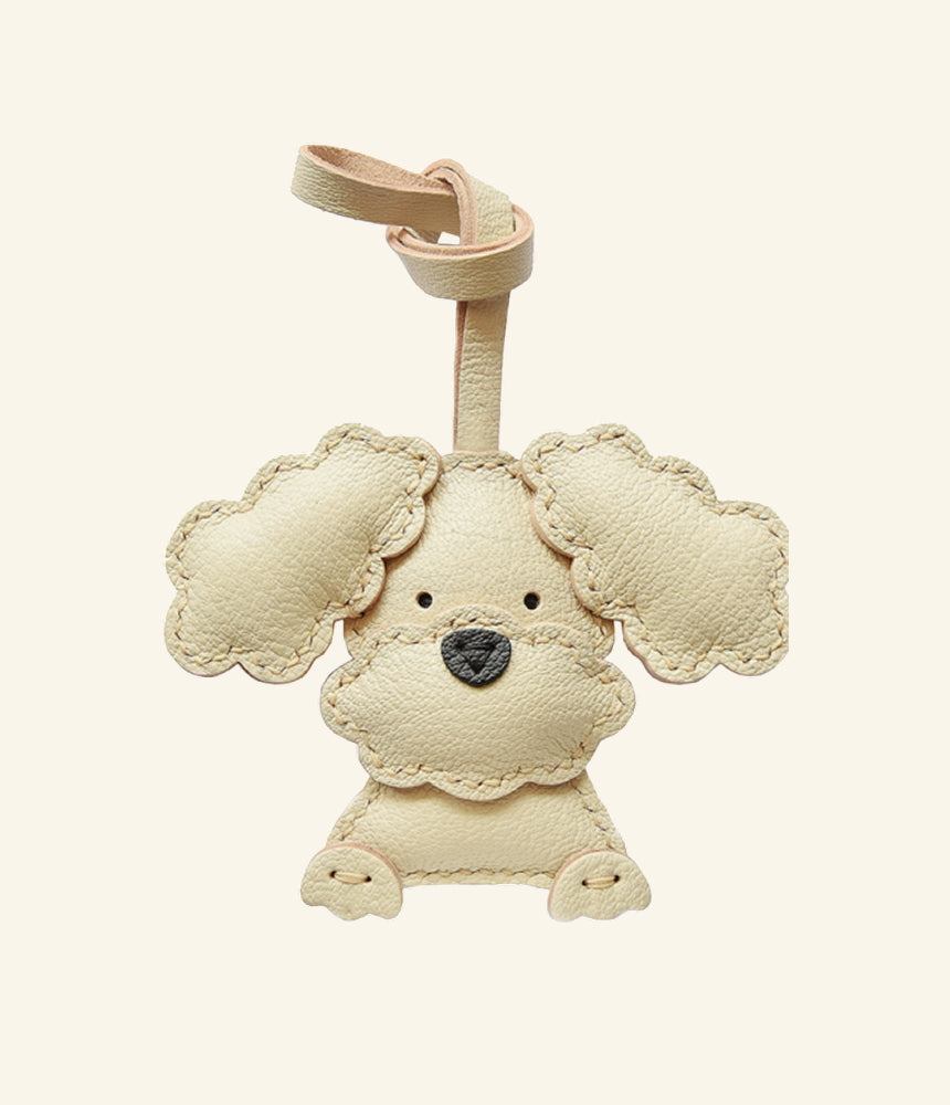 Poodle Teddy Leather Charm