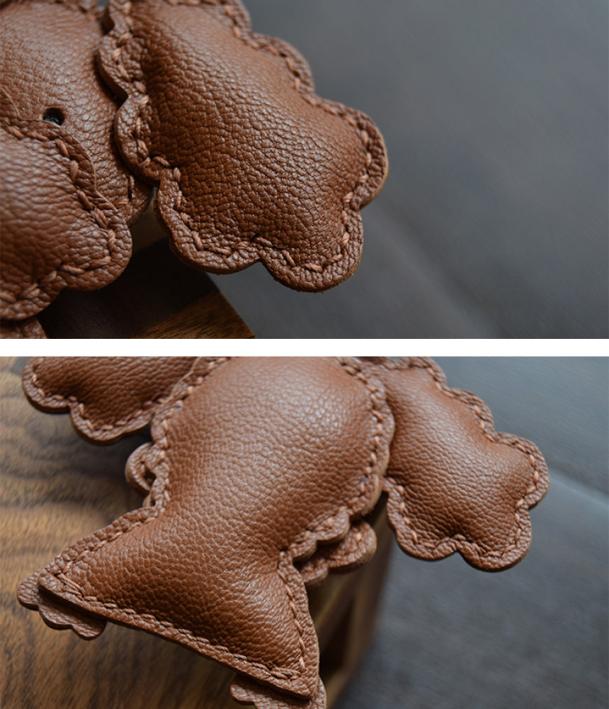 Poodle Teddy Leather Charm
