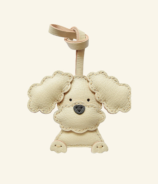 Poodle Teddy Leather Charm